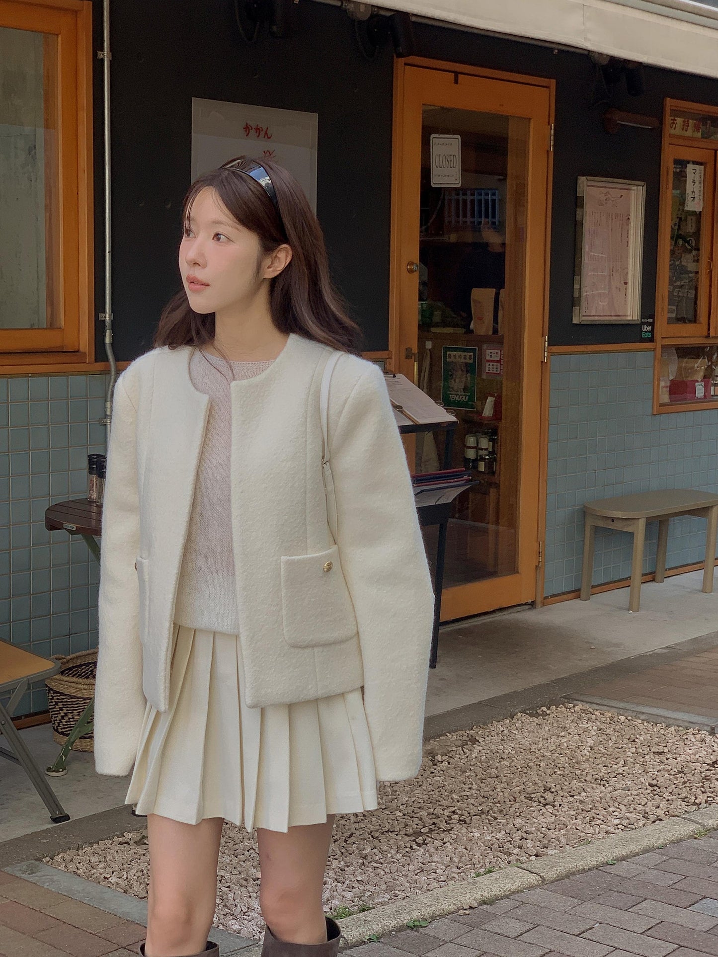 racket wool jacket-3col