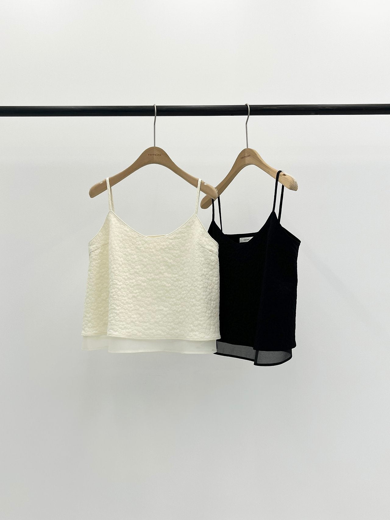 Ciel flower texture sleeveless-2col