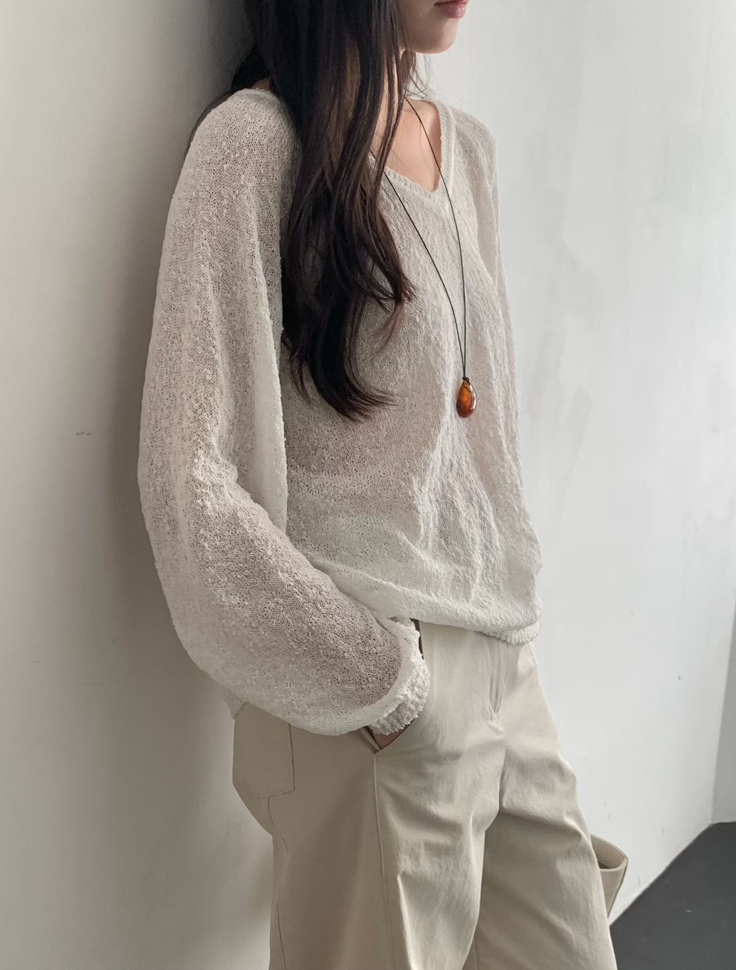Barnet pullover knit-2col