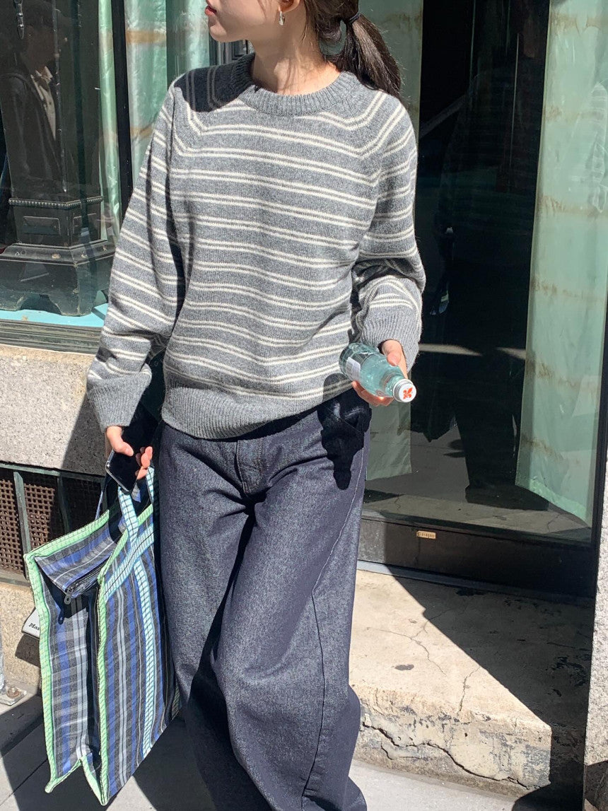 Roots wide inner gimo denim