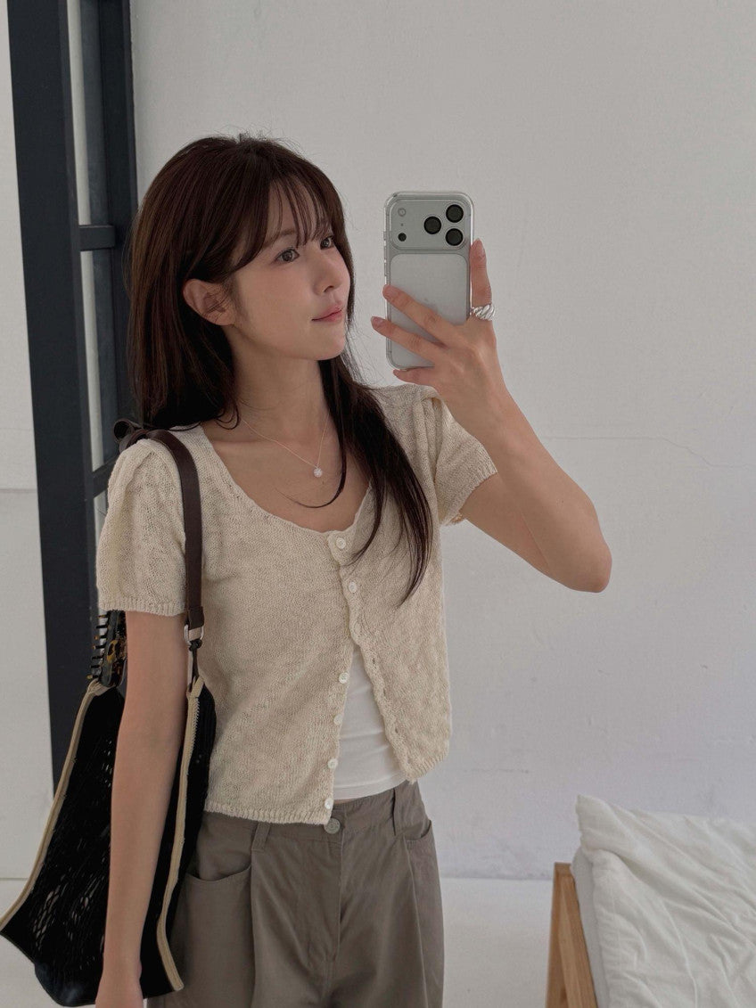 Milky cardigan-4col
