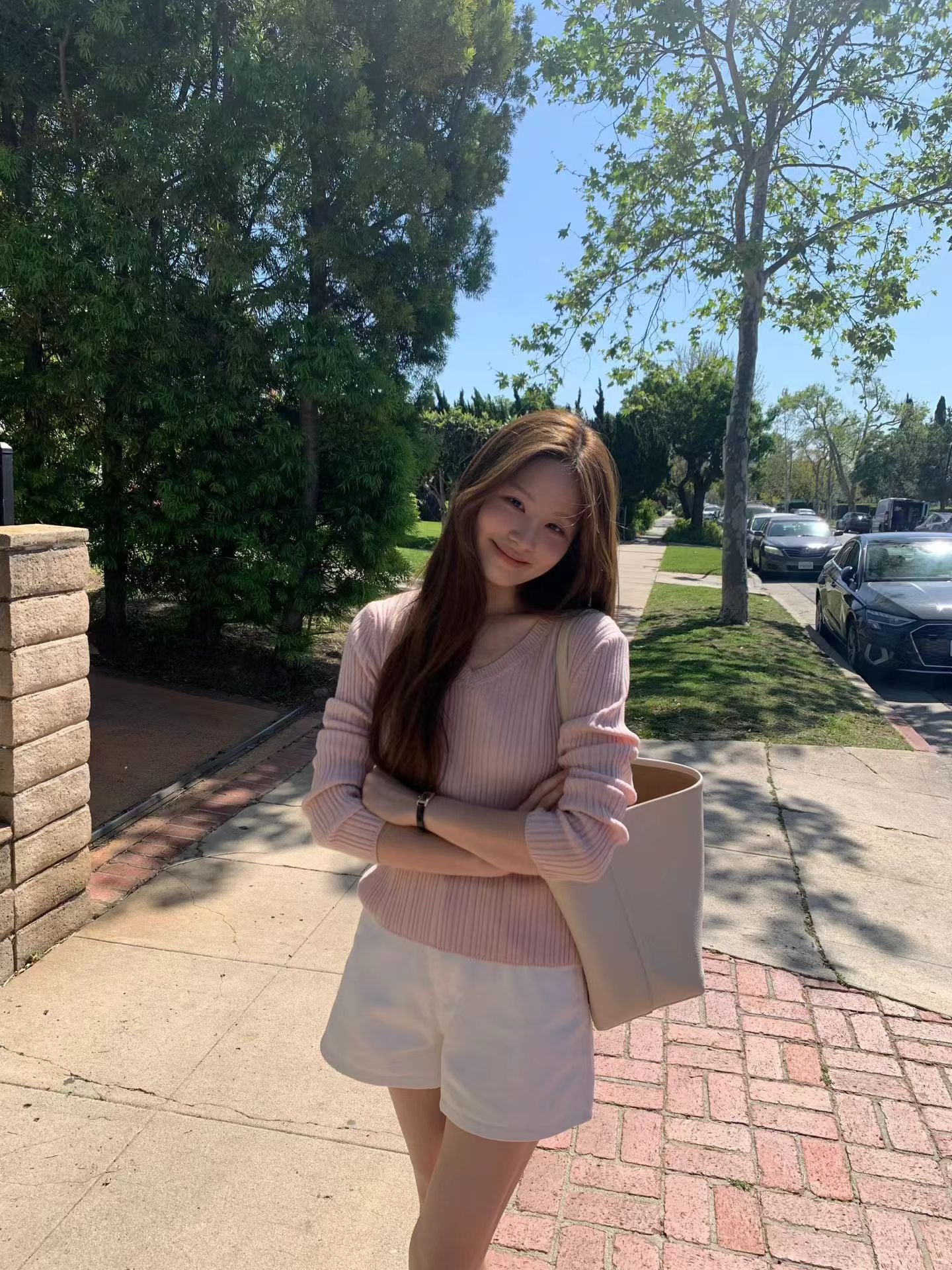 Ounce v neck rib knit-3col