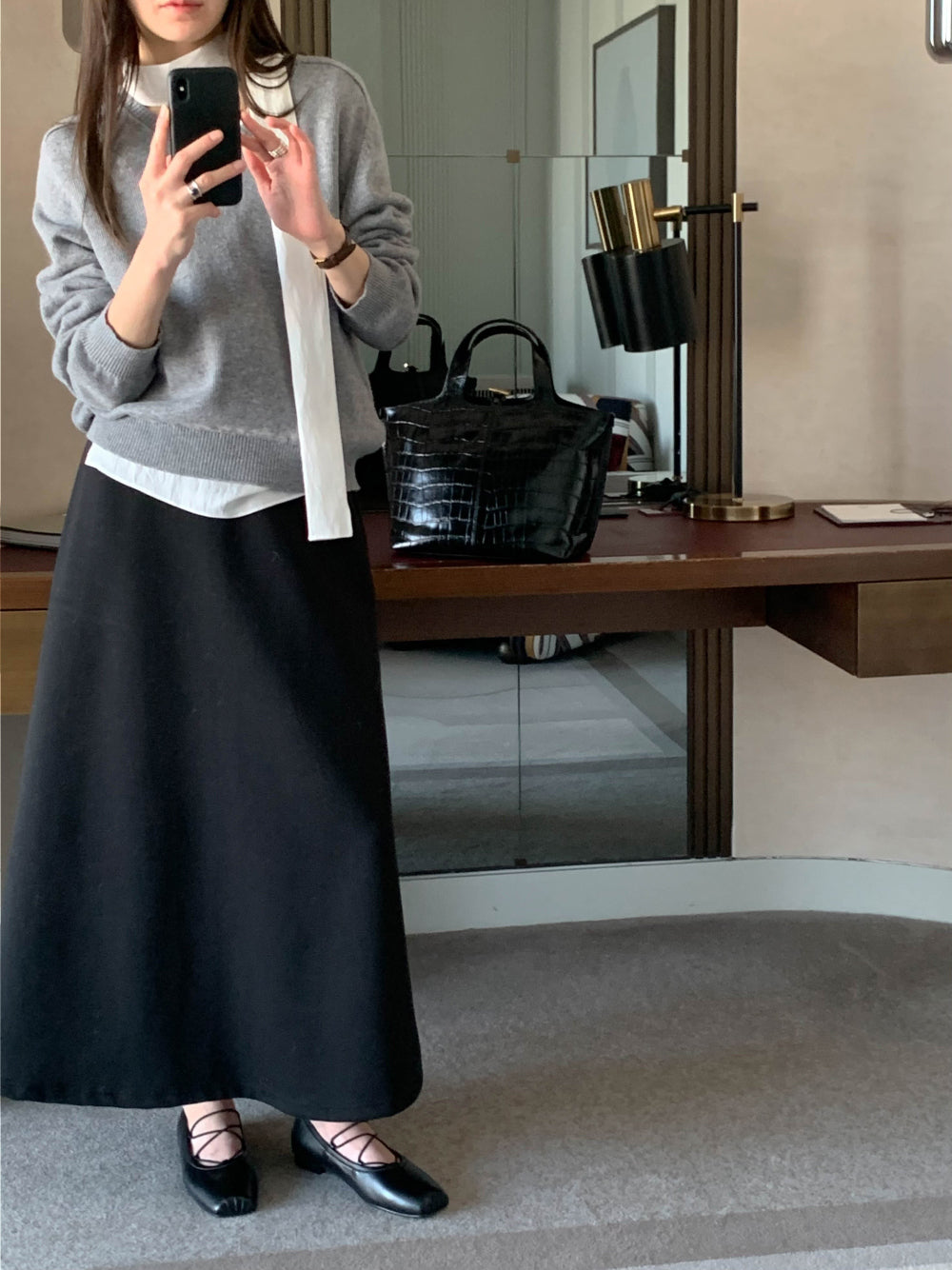 Macaron banding skirt-4col