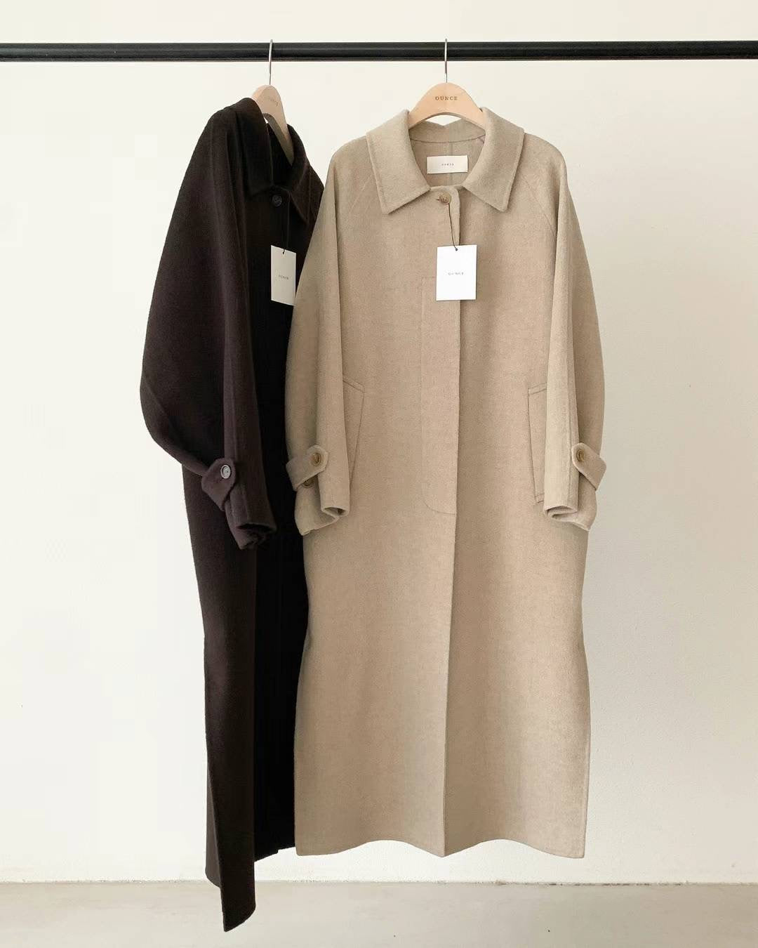 Ounce handmade raglan trench coat-2col