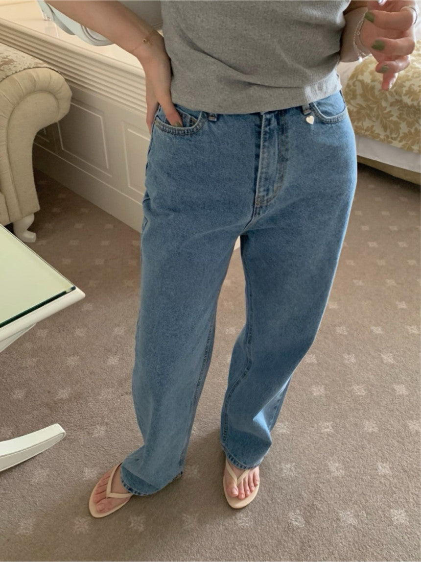 xxs,xs,s即納 Ocean straight denim/ショート丈あり