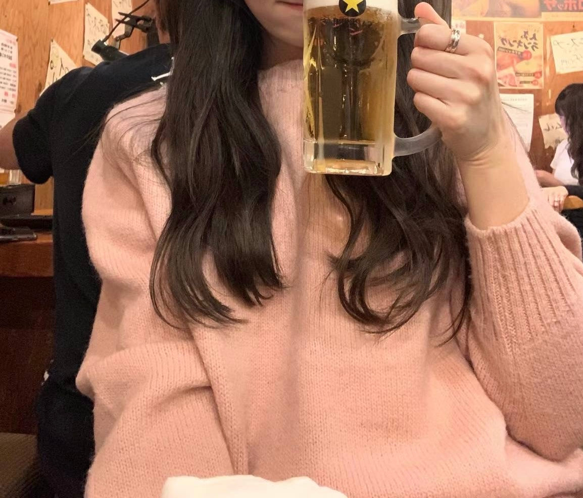 Ounce rosy brush shagidog knit-3col