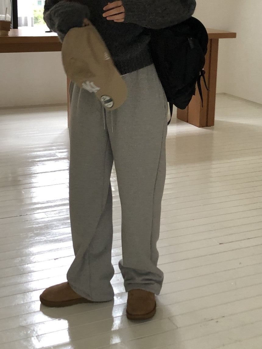 Soft string gimo training pants-4col