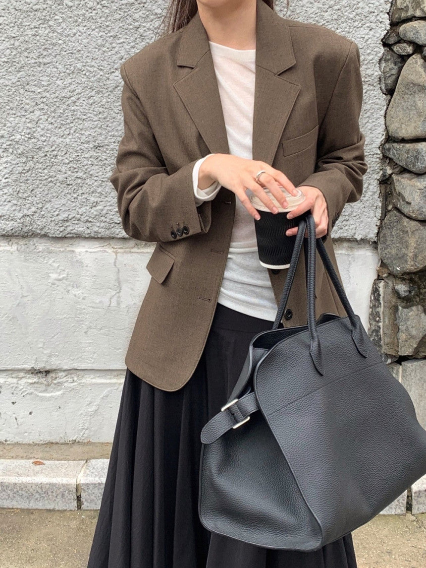 British basic blazer jacket-3col