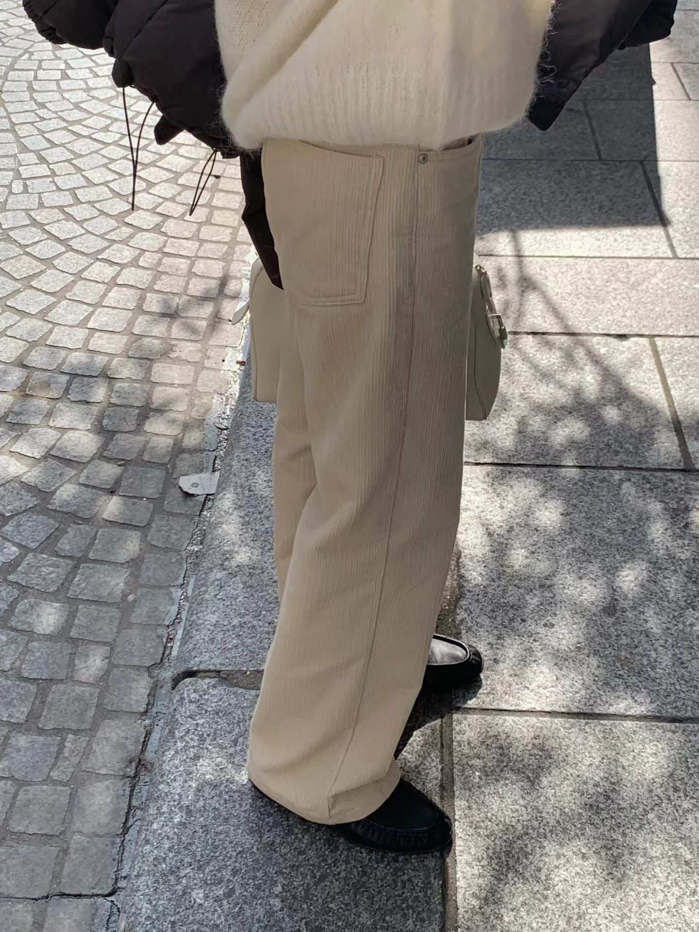 Ounce gimo corduroy pants-4col