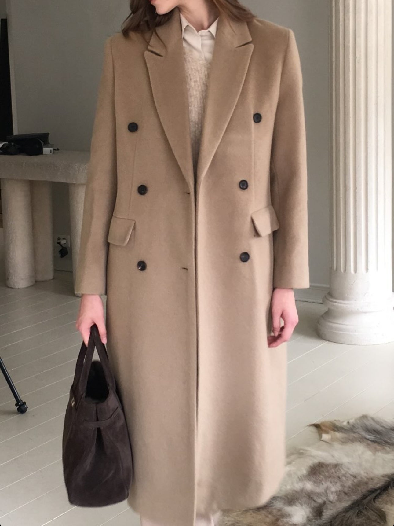 Demuer wool coat-2col