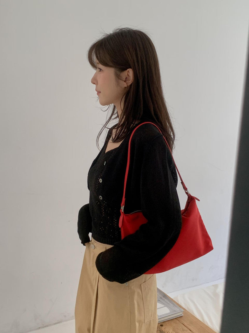 Nud cardigan&sleeveless-4col