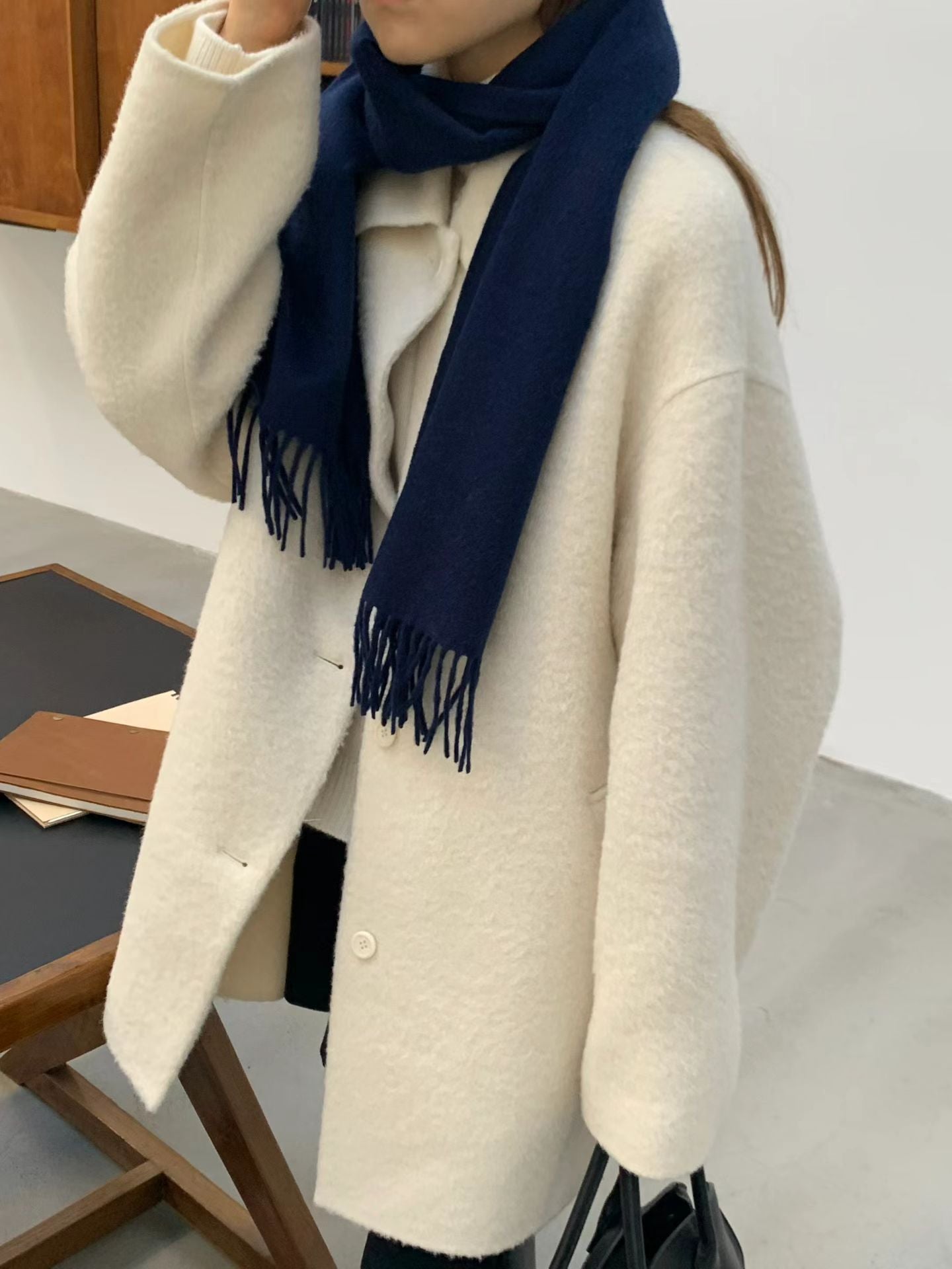 Ounce soft wool muffler-10col