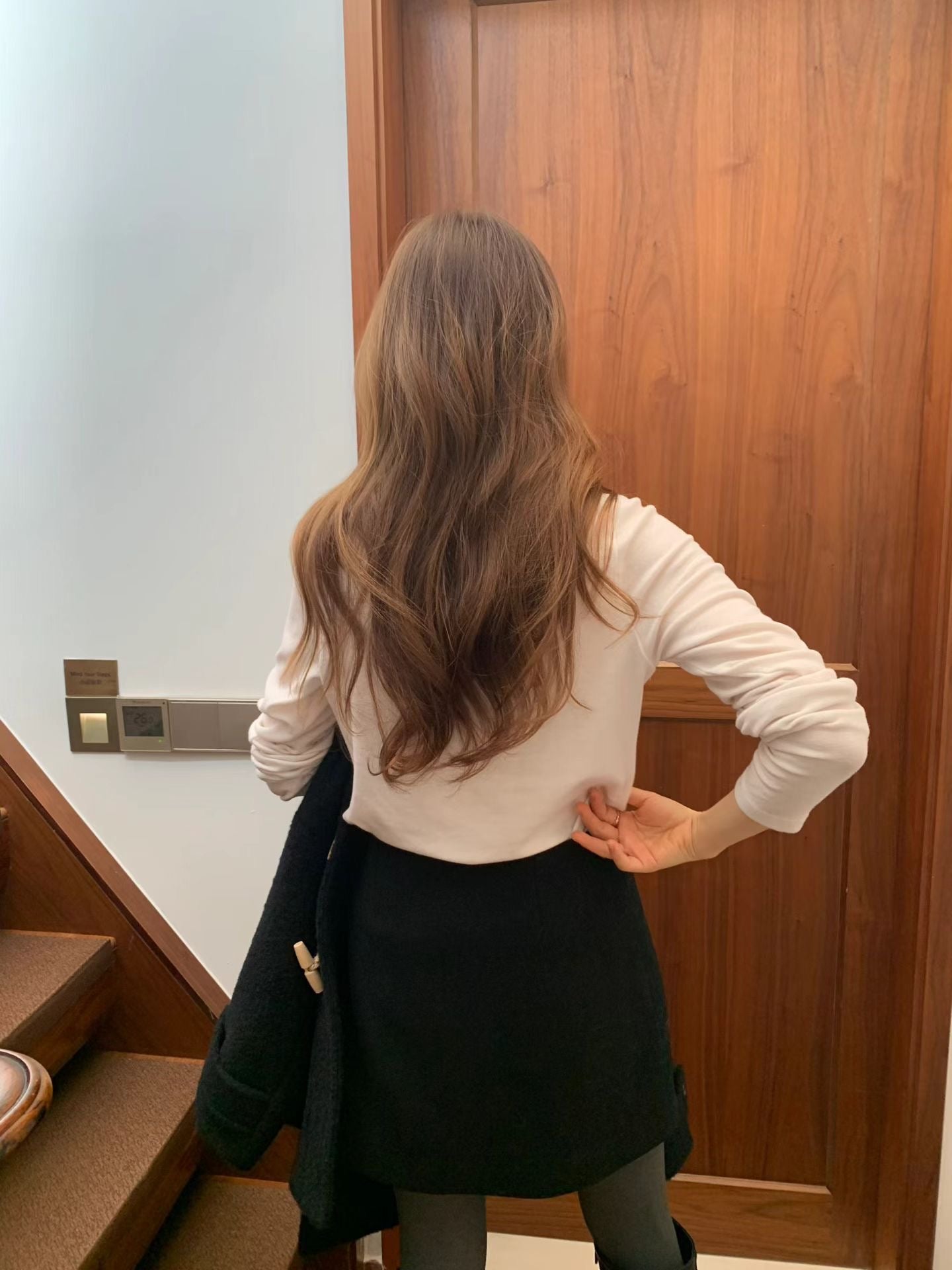 Ounce wool mini skirt-3col