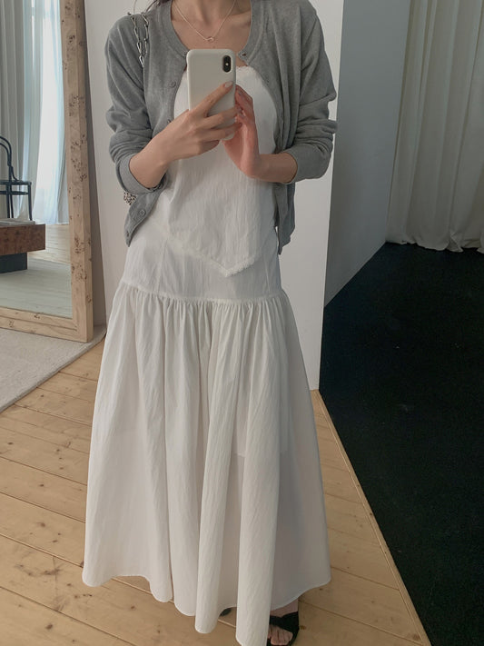 angle scarf&skirt set-2col