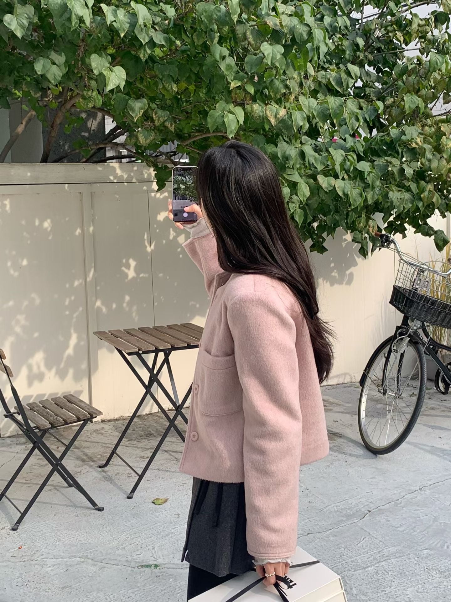 heart wool jacket-2col