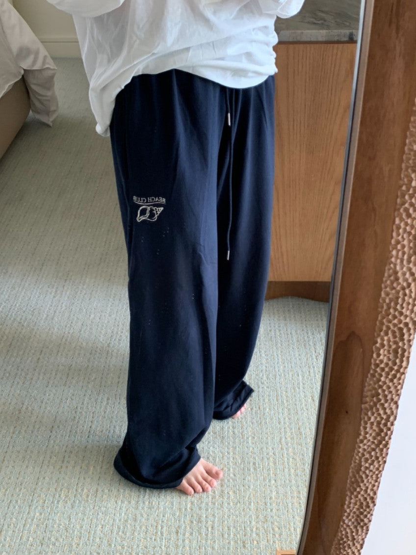 Beach printing pants-3col