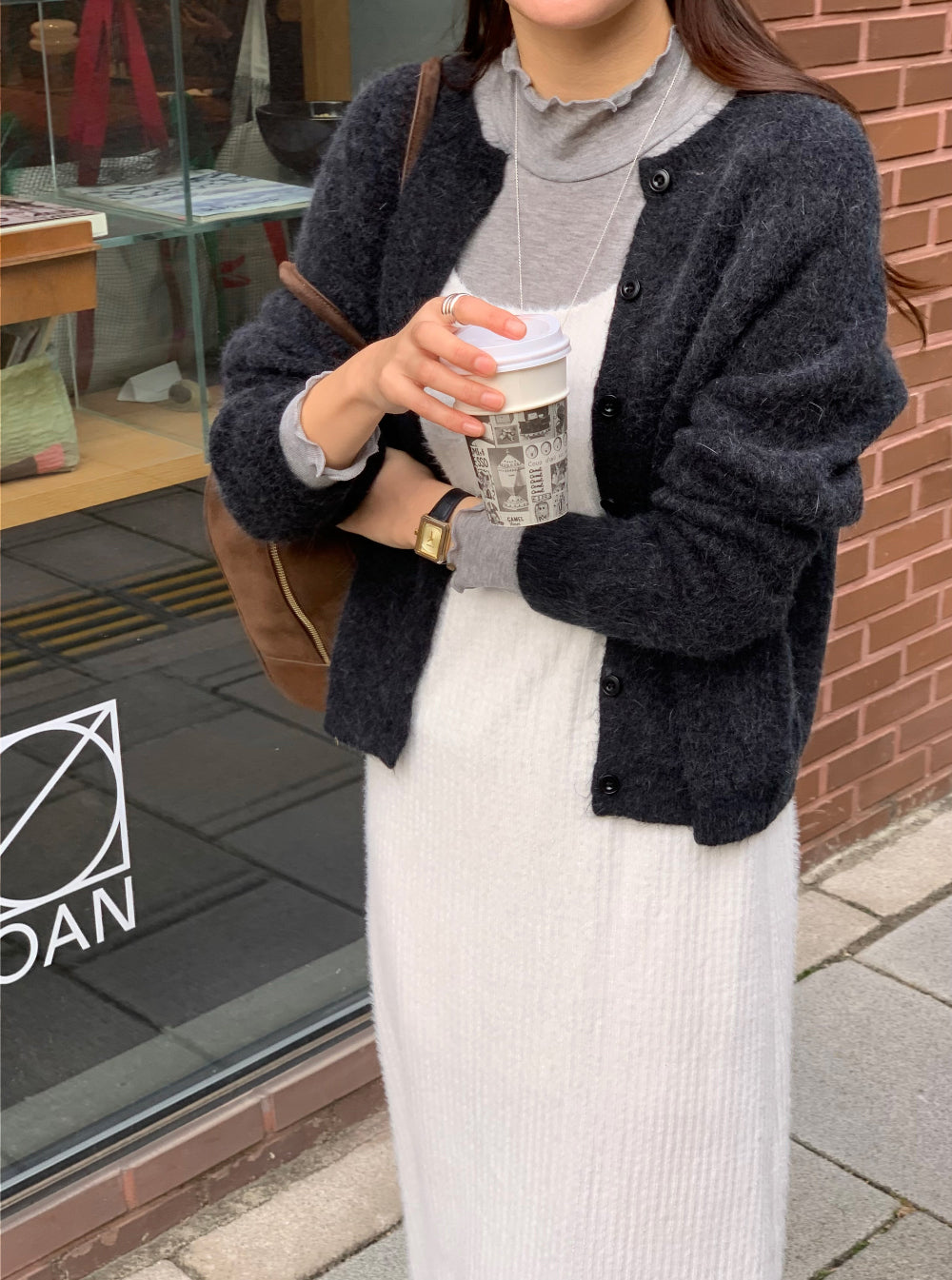 carrot cardigan-4col