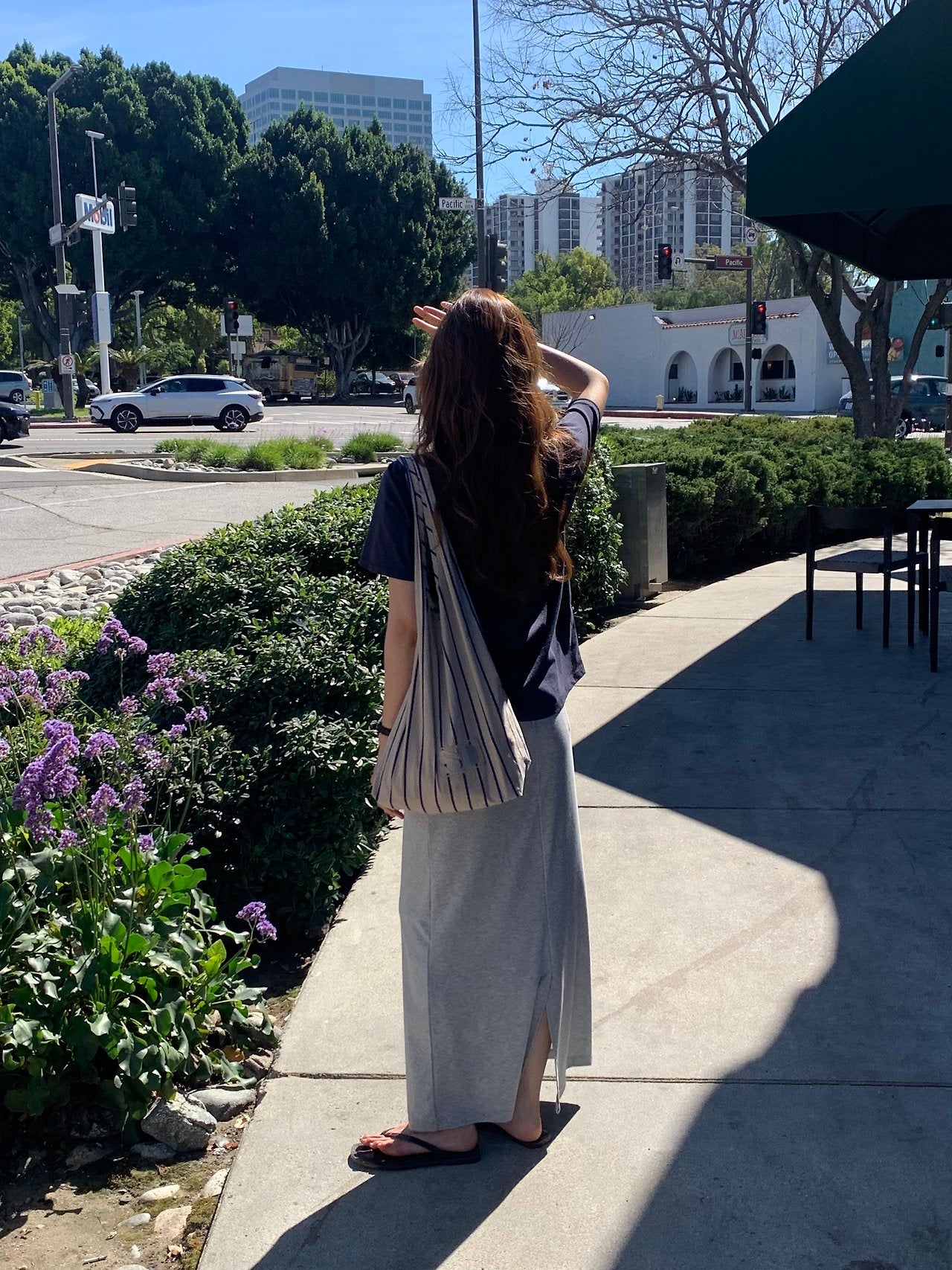 Rive jersey long skirt-4col