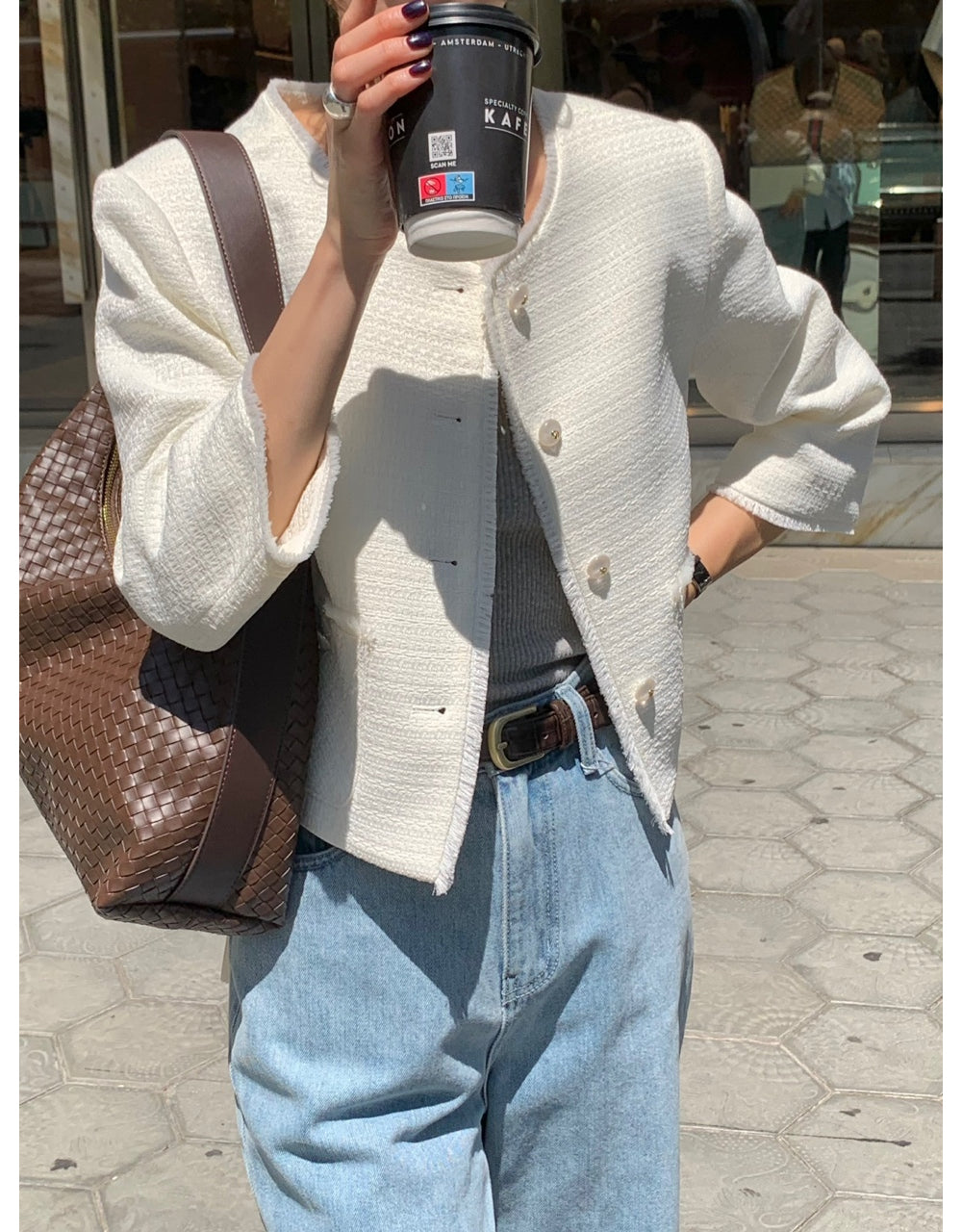 Alle tweed jacket-3col