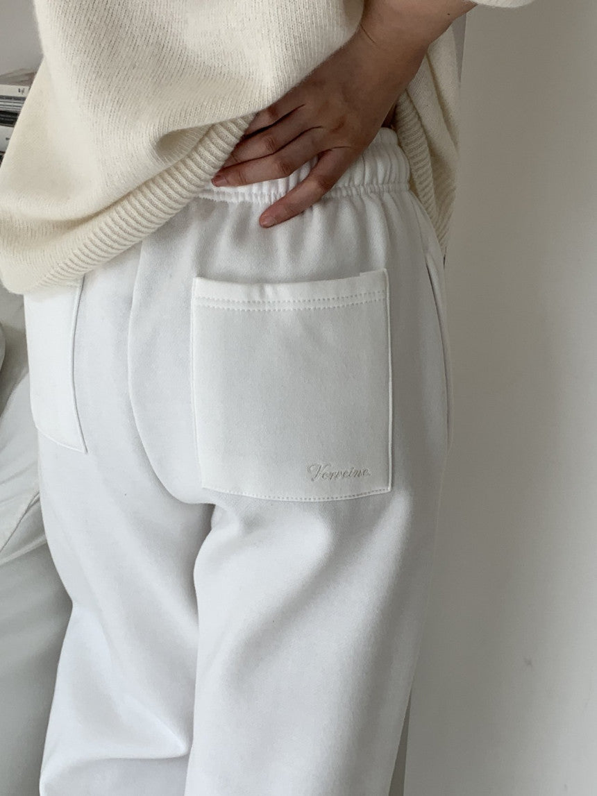 Soft string gimo training pants-4col