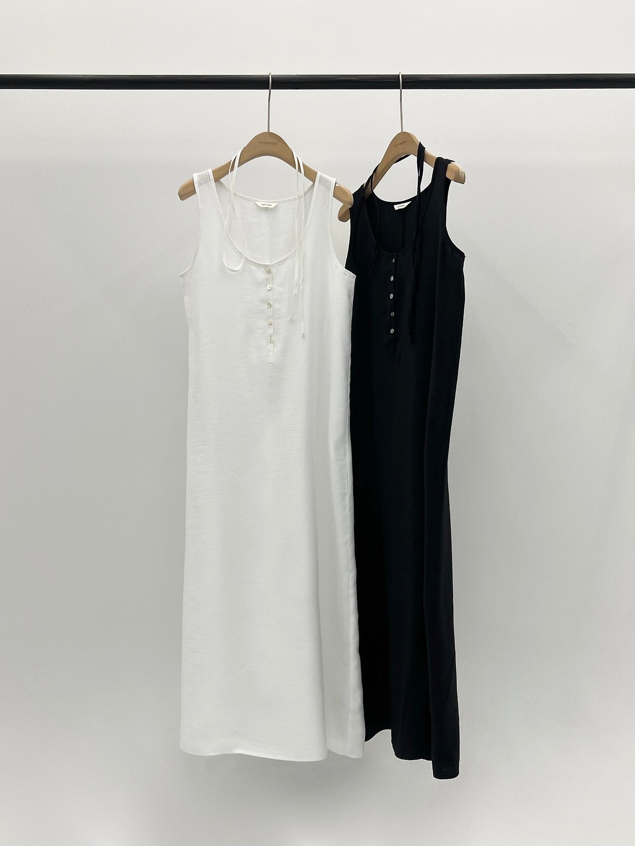 Sein henley neck long onepiece-2col