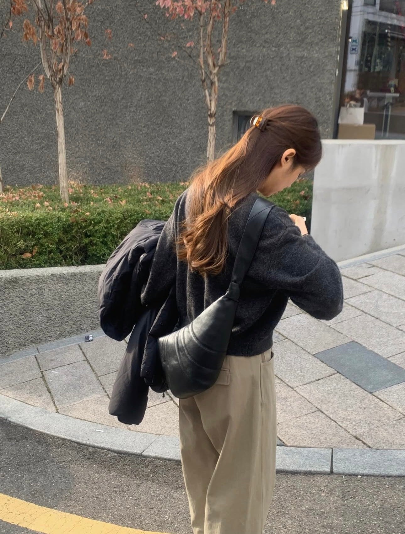 liter dover peach gimo bandding pants-2col