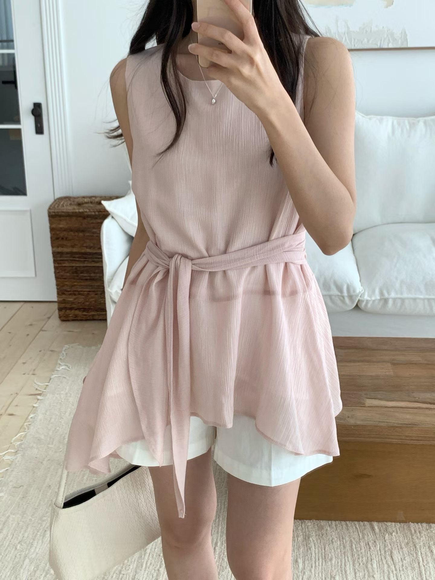 loveme strap blouse-2col
