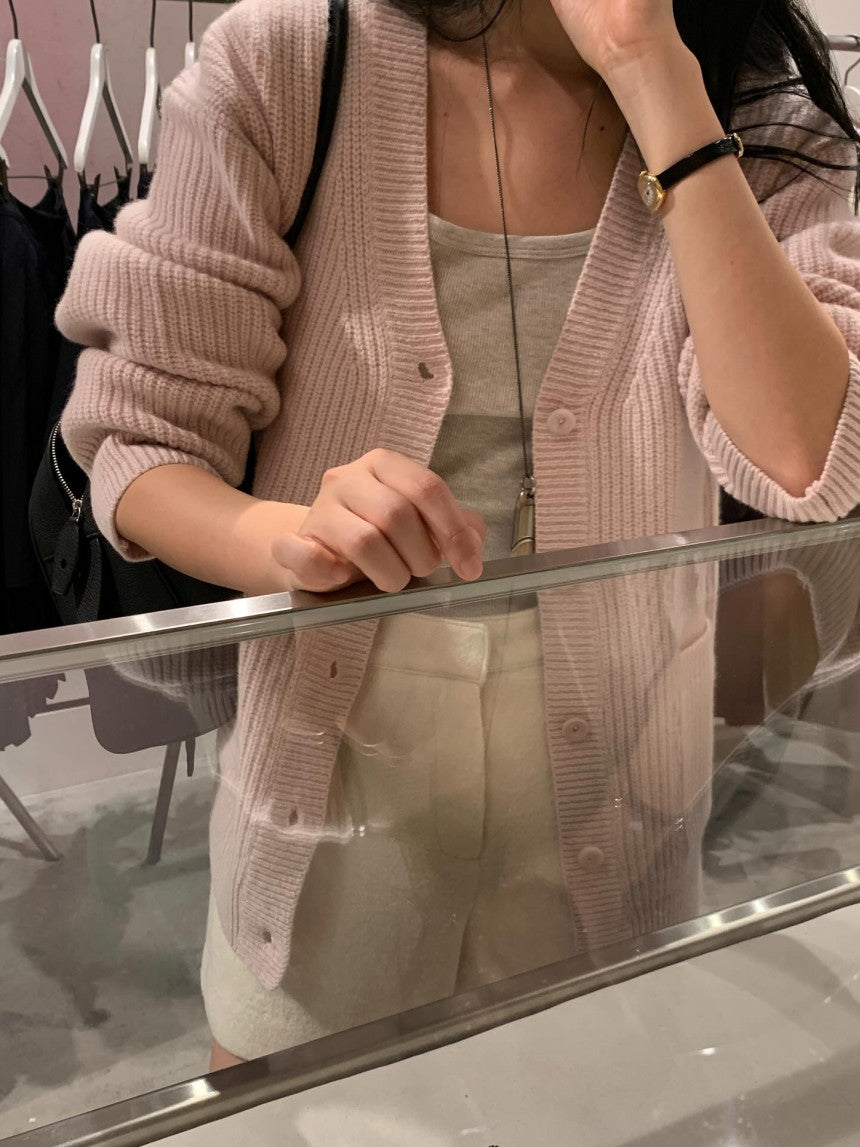 Mue hachi cardigan-4col