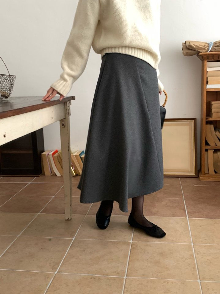 Unbal cut skirt
