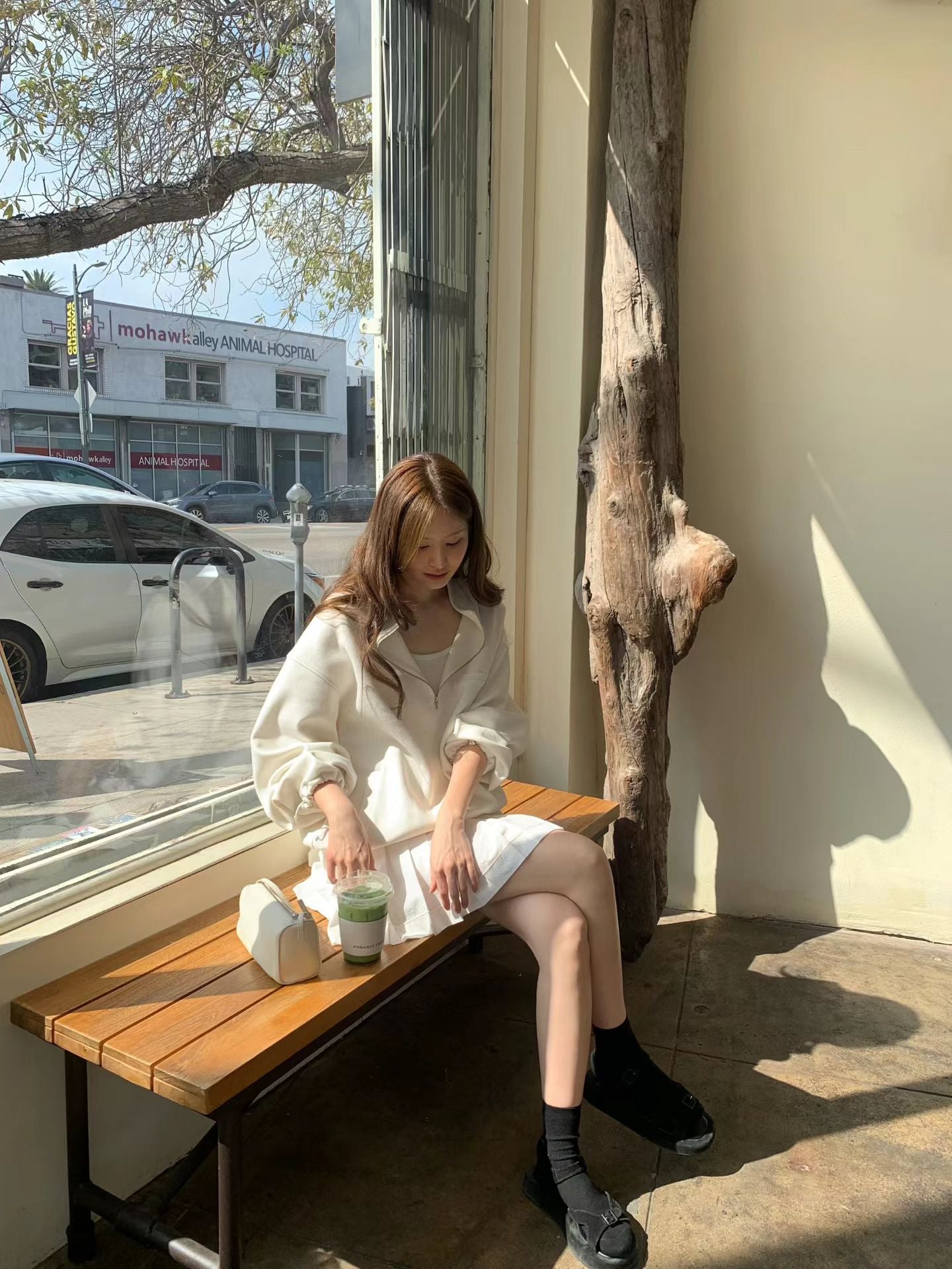 Ounce mini pleats skirt