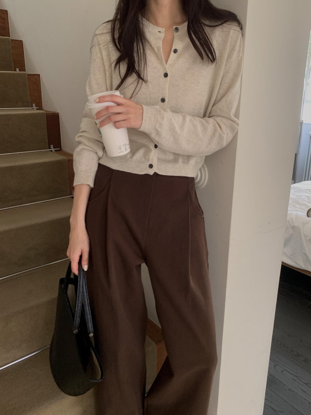 cashmere cardigan-5col