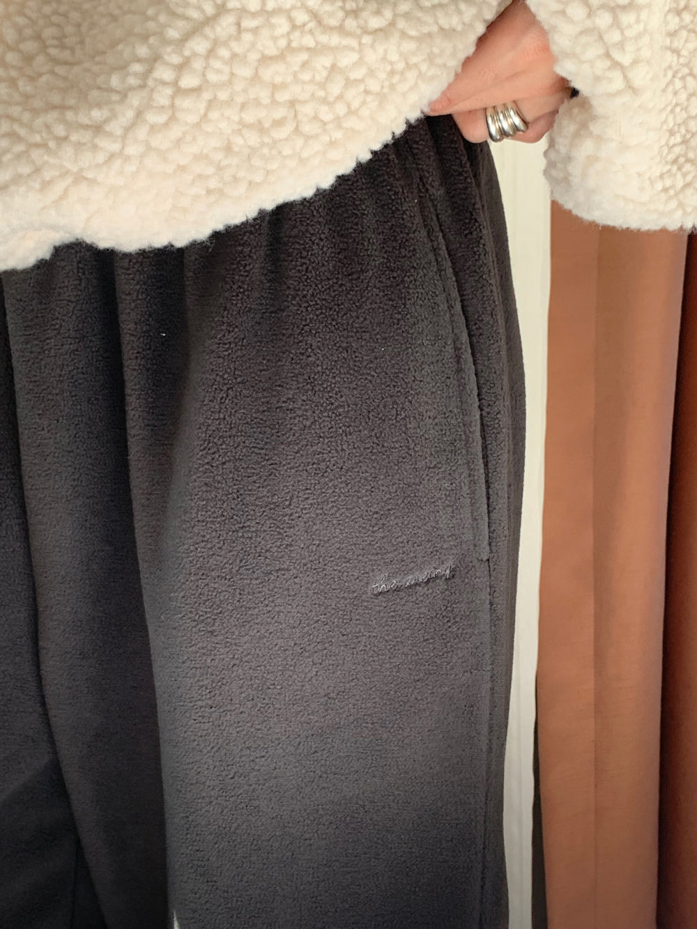 mix fleece pants-4col