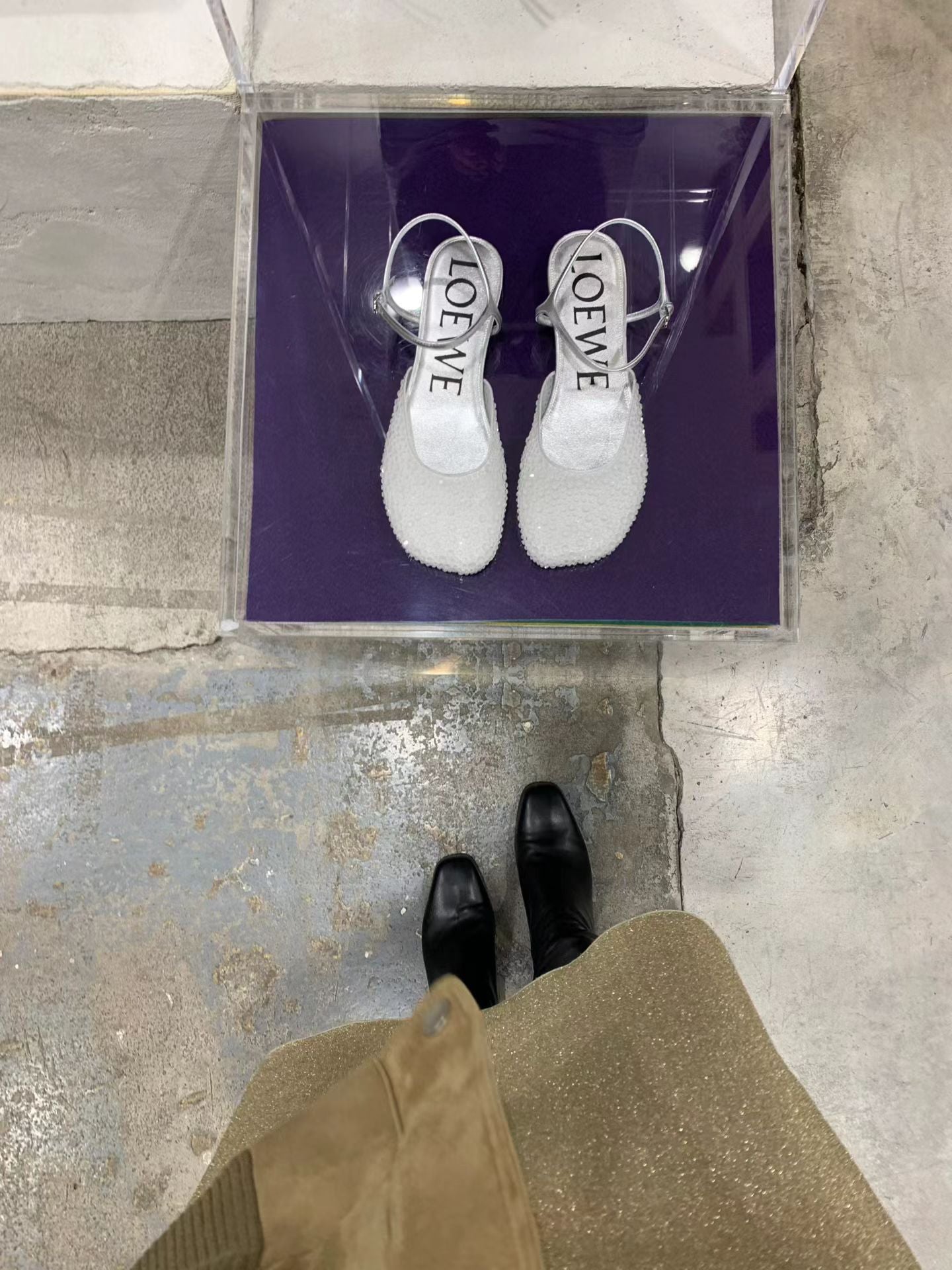 Ounce glitter banding skirt-2col