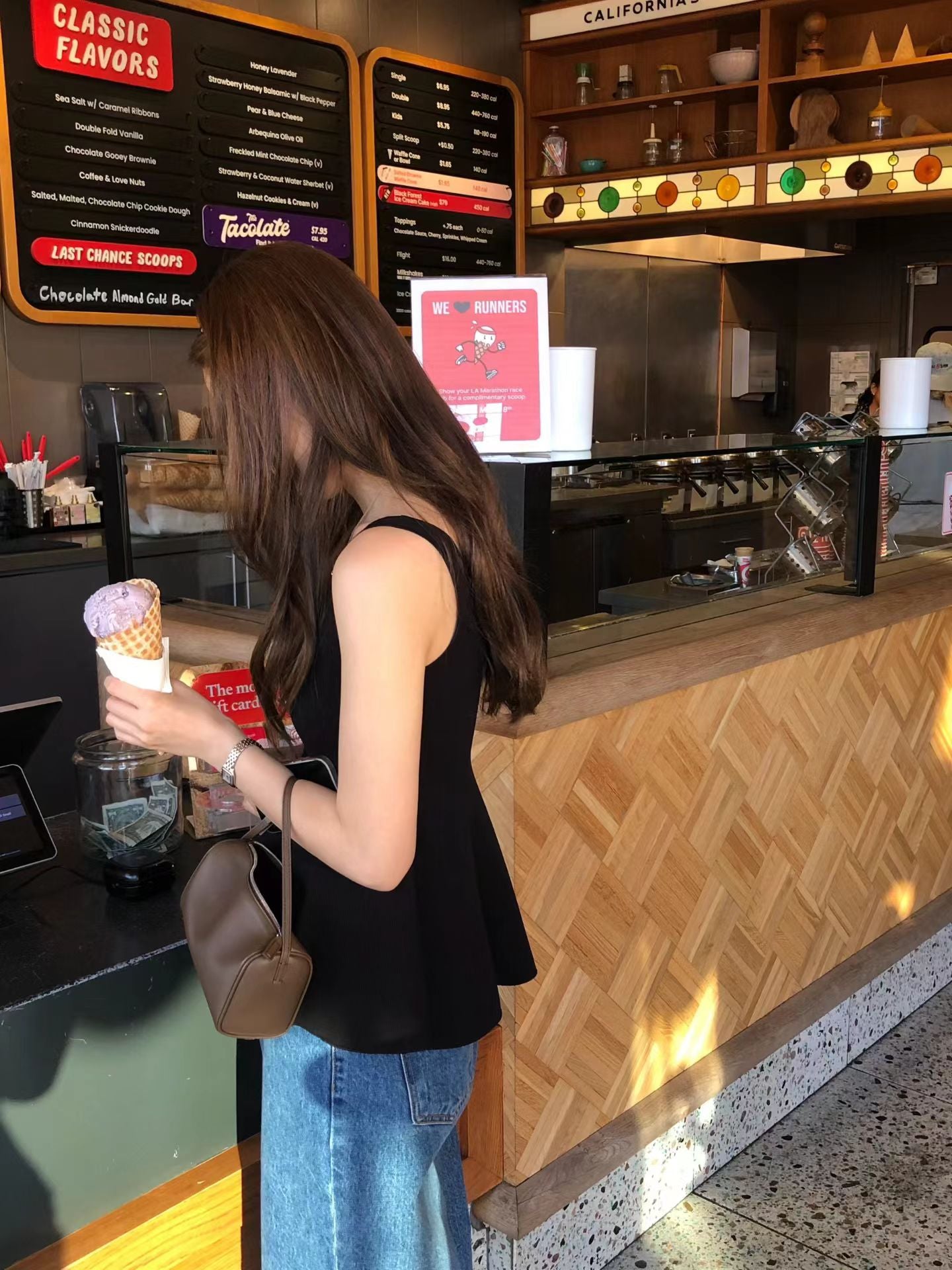 Ounce nas flare blouse-2col