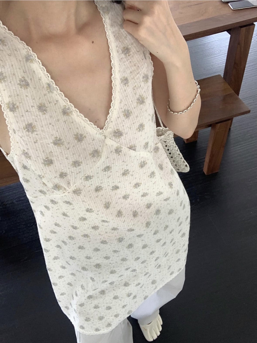vintage flower onepiece