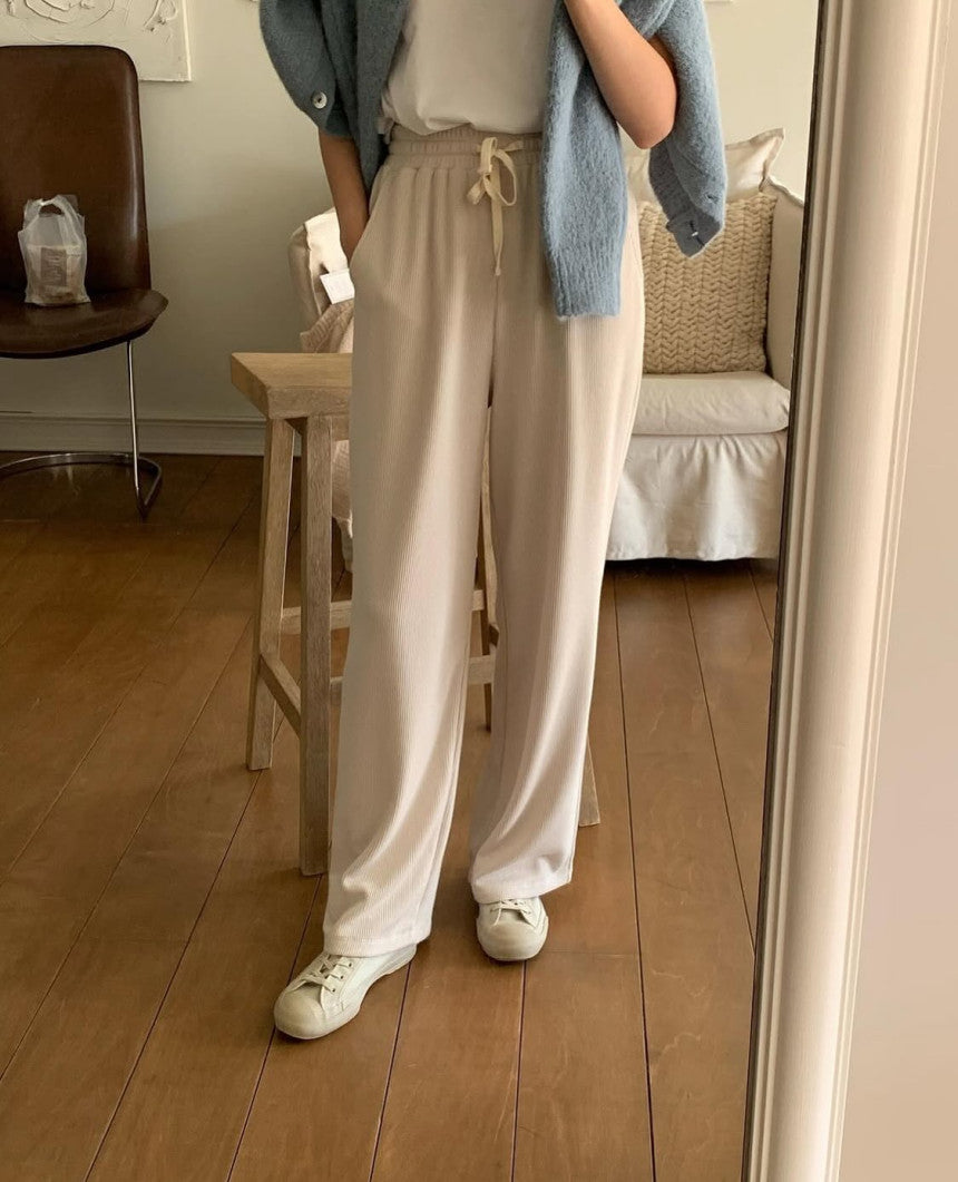 winter gimo Relaxed pants-4col