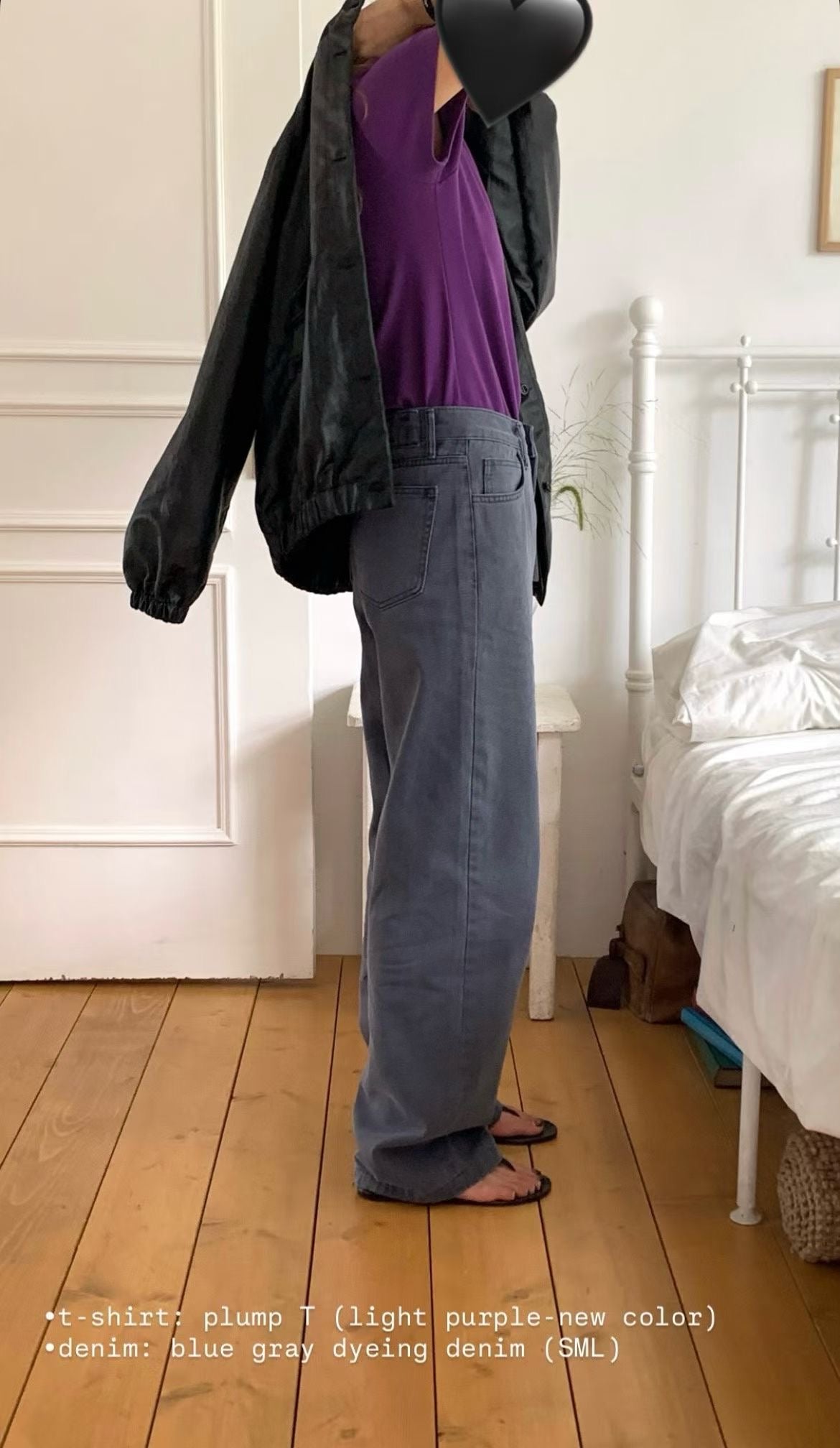 bluegray dying denim