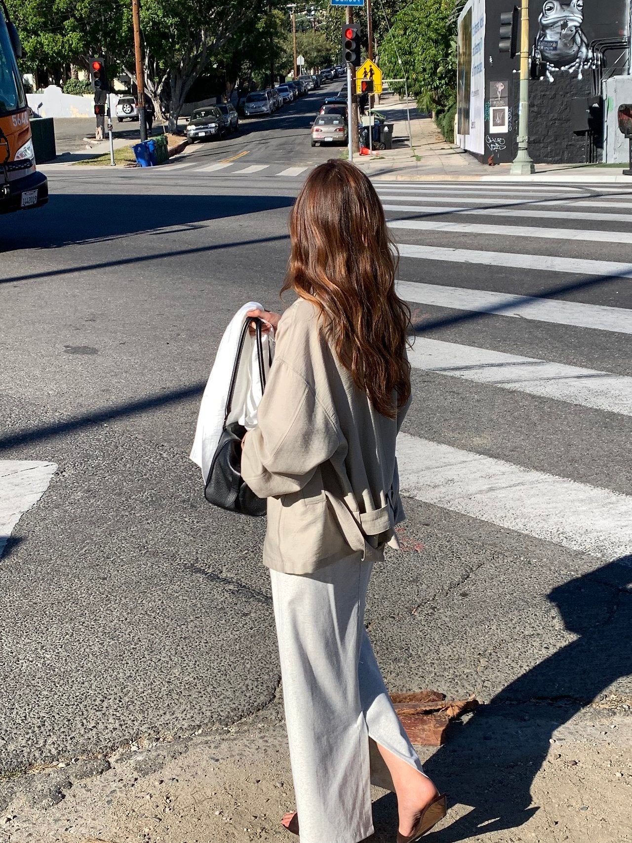 Rive jersey long skirt-4col