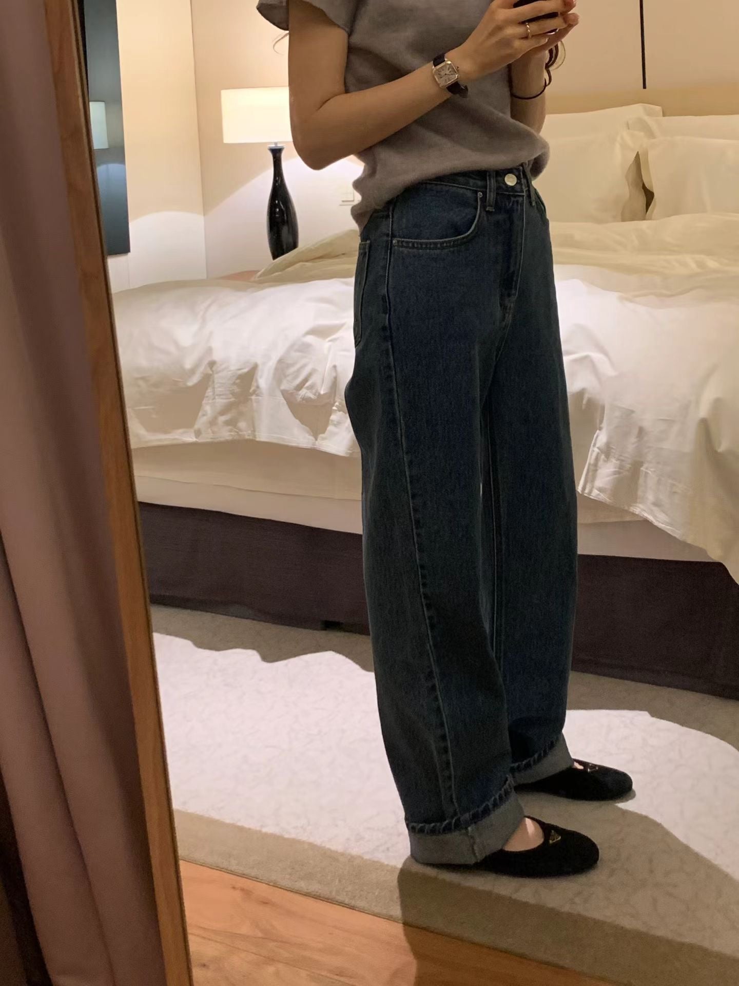 Ounce blooming half blouse-2col