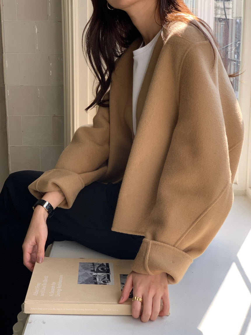 ジャケット・アウター LEDAY / Mini short double handmade coat LEDAY / Mini short double handmade coat