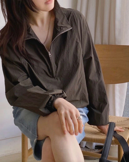 deondo seren half zip up-3col