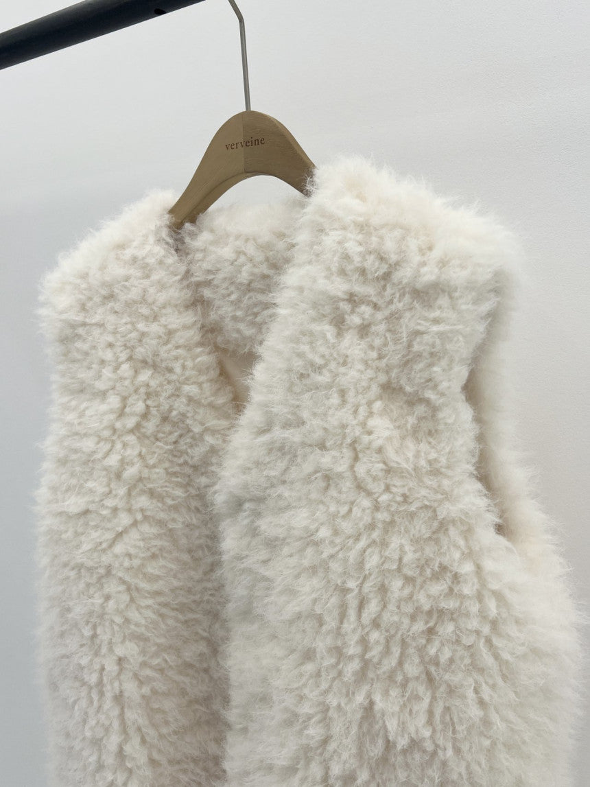 Kelly shearling vest