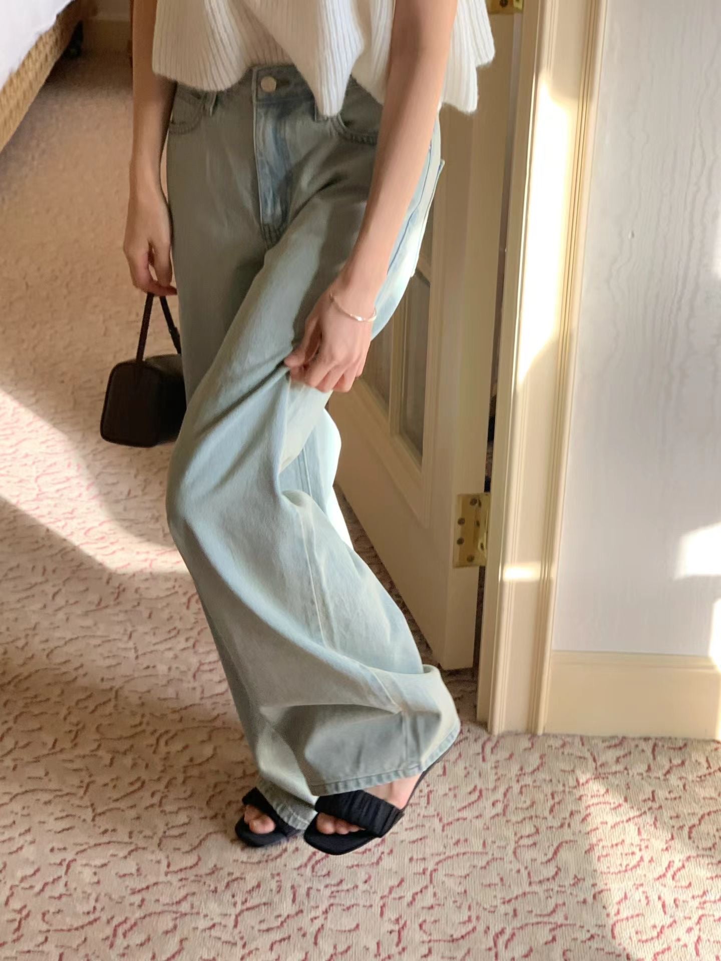 230即納 Ounce ria satin slippers