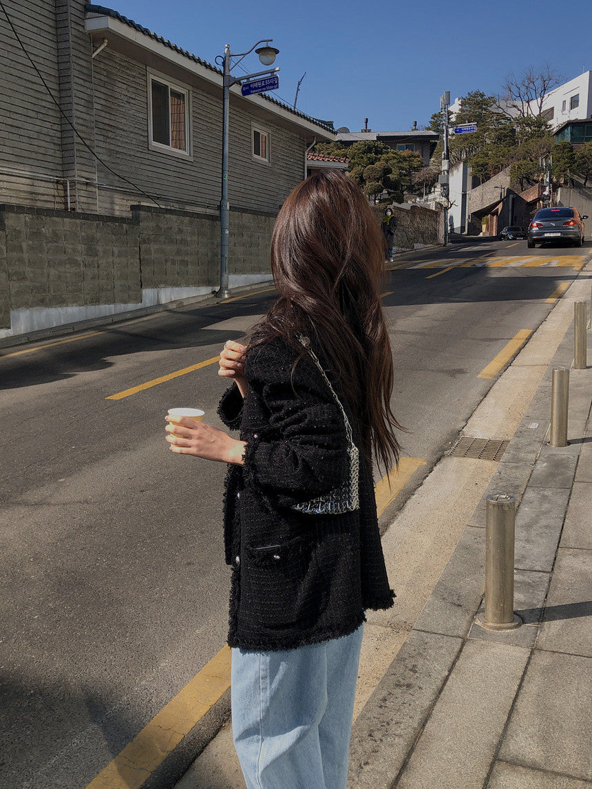 Edga tweed jacket-3col