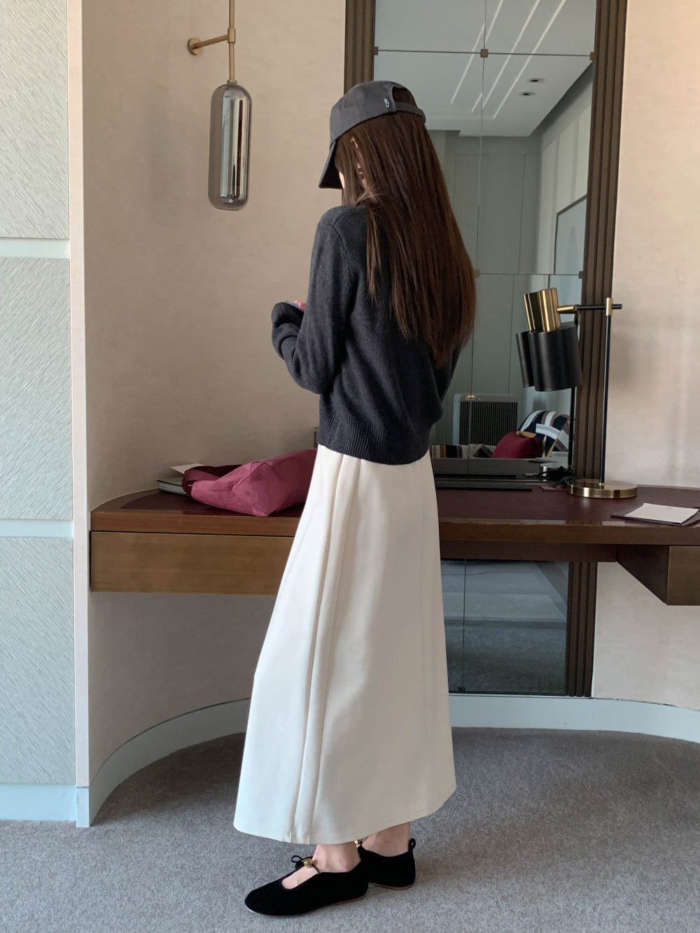 Macaron banding skirt-4col