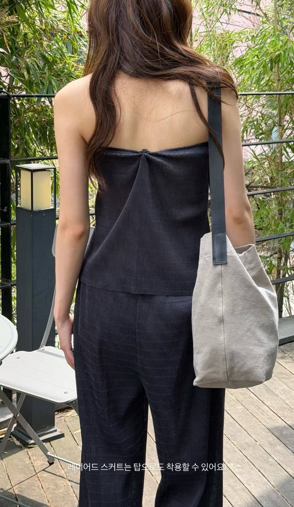 deondo canvas leather belted bag-2col