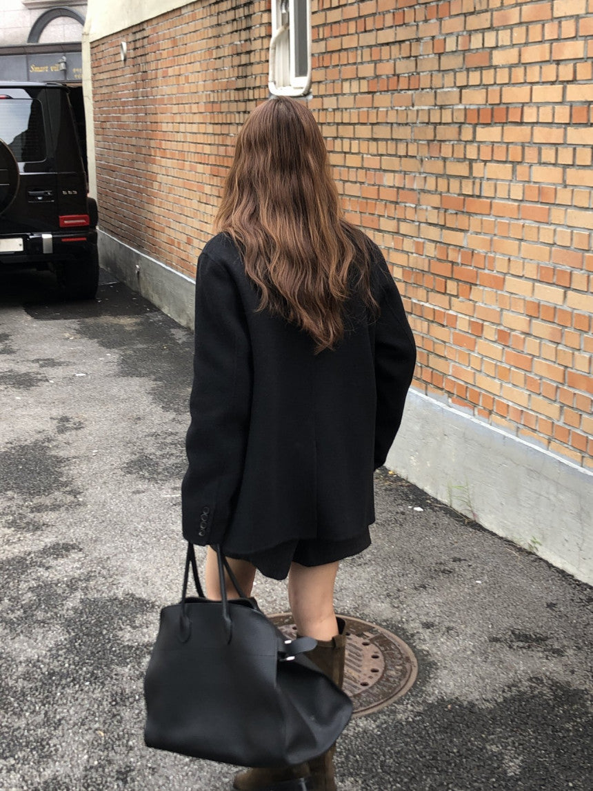 Adele meribo wool handmade jacket-2col