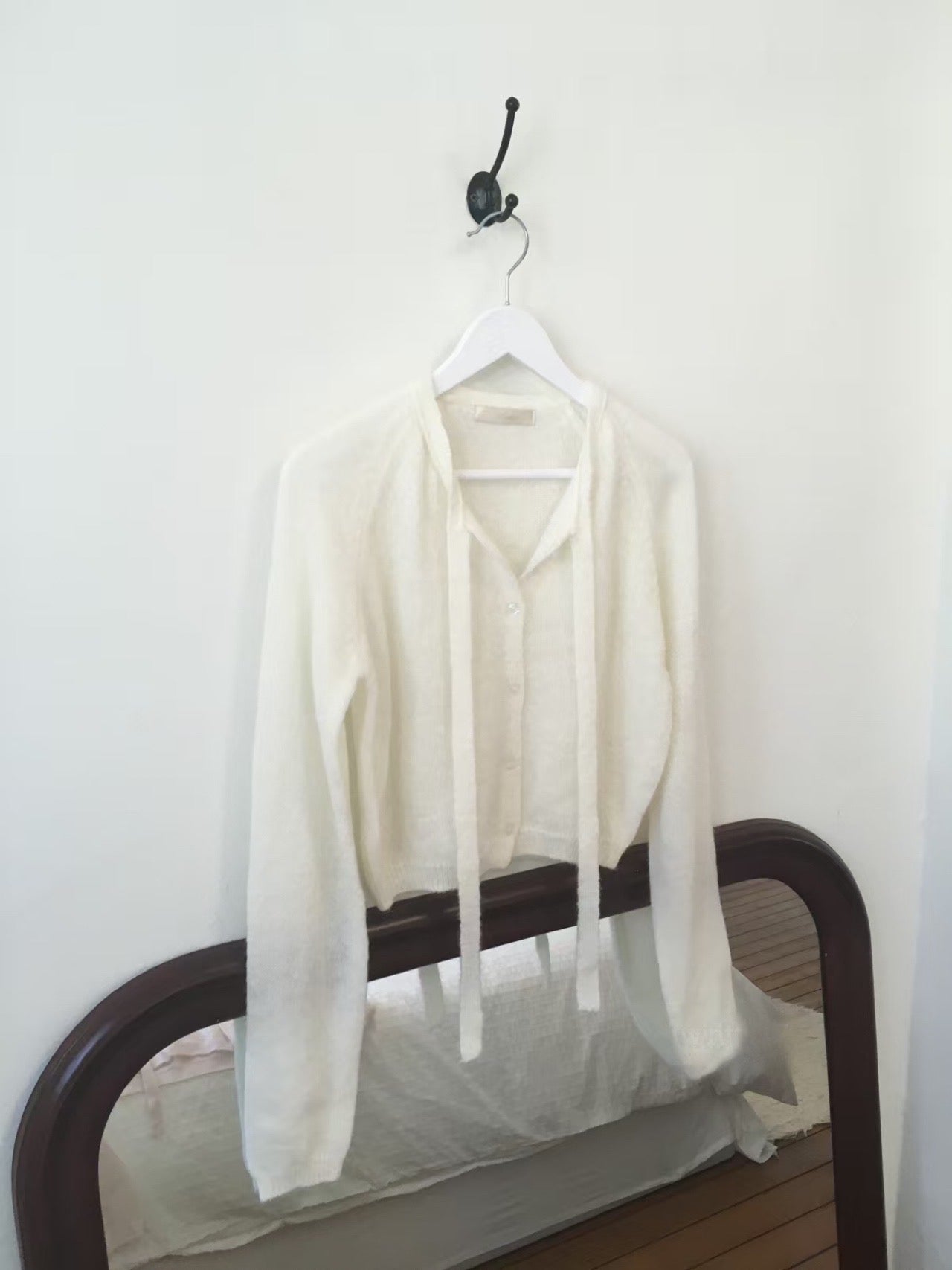 mamel alpaca tie cardigan-2col