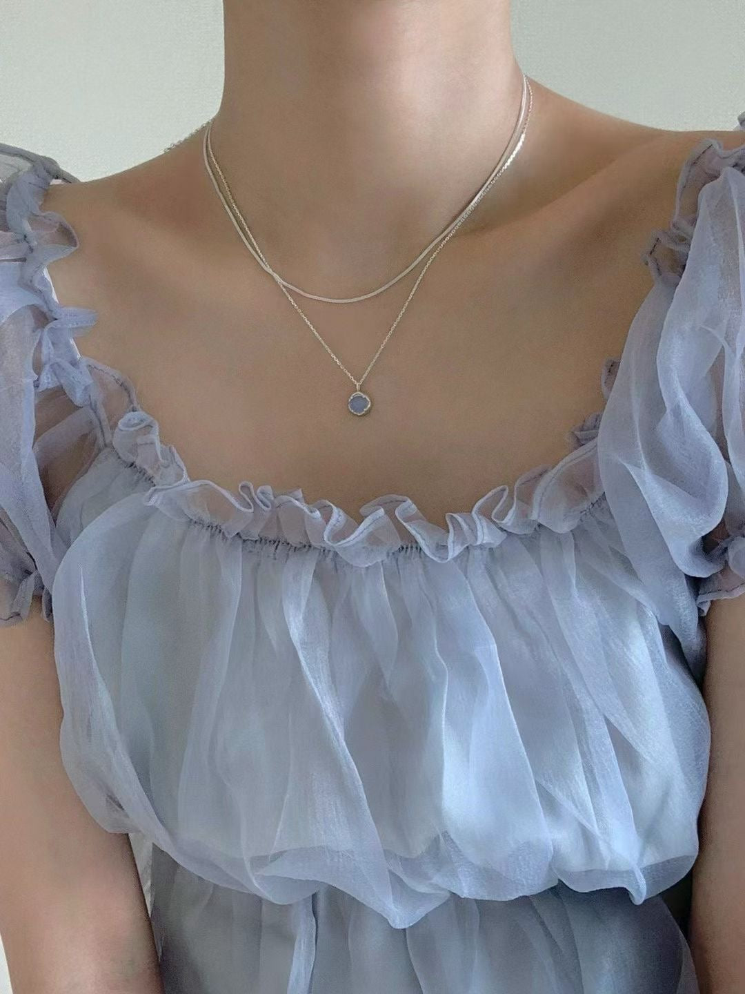 colored gemstone necklace