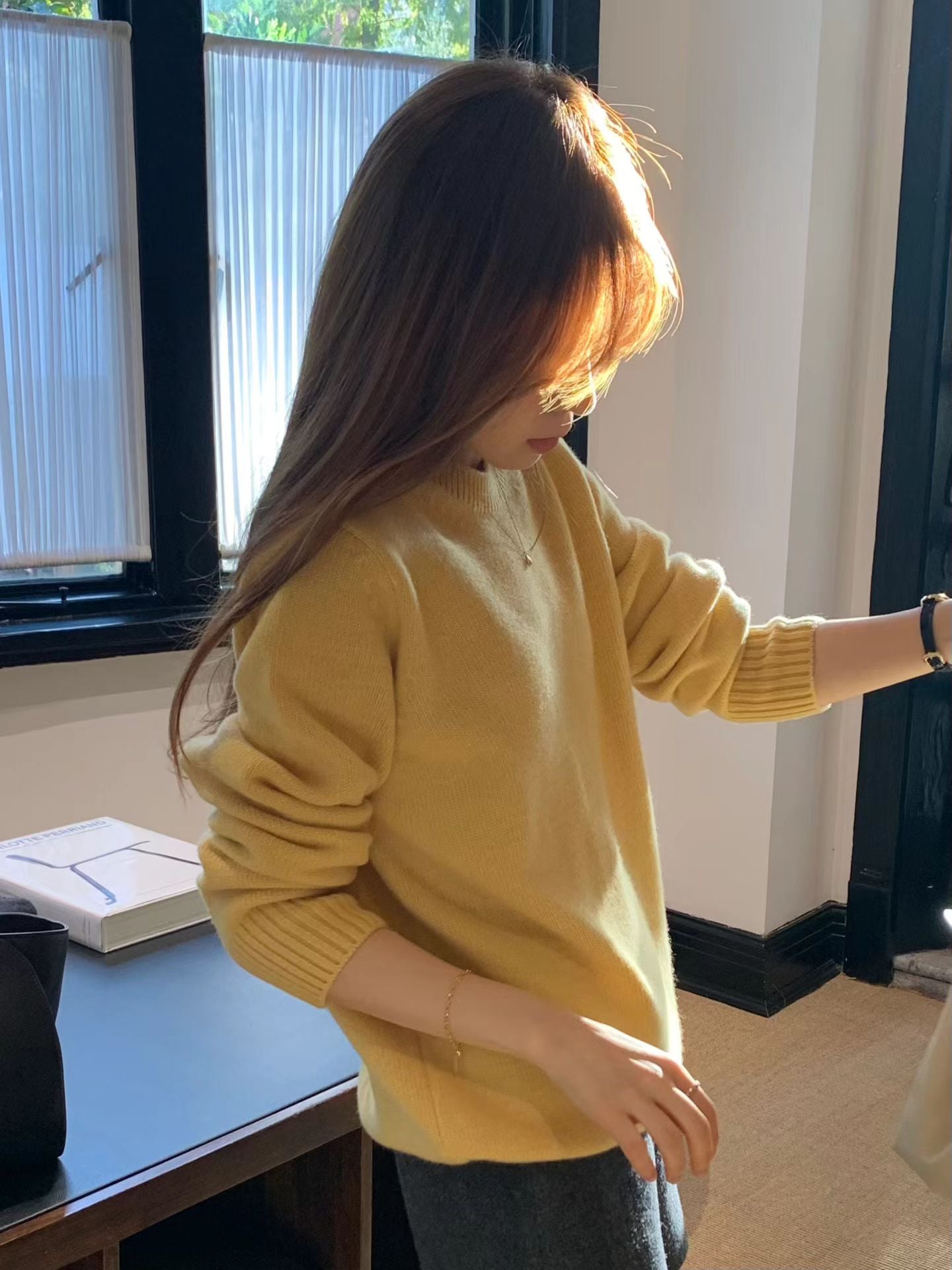 Ounce jane wool round knit-4col